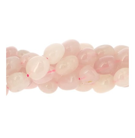 quartz rose perles nuggets