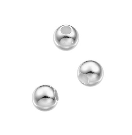 perles en argent 7mm