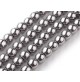 perles electroplated couleur argent