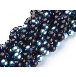 perles noires electroplated