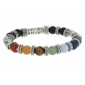 bracelet perles chakras tibetan