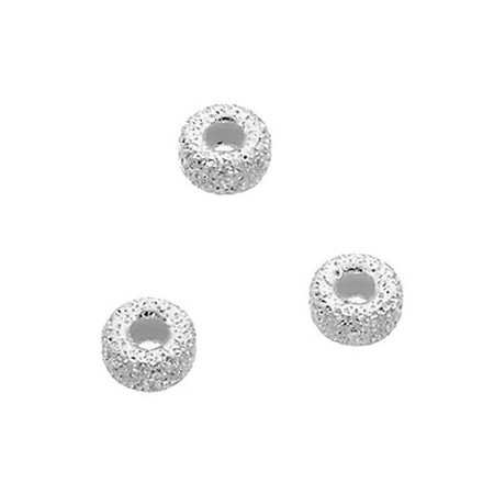 rondelles diamantées en argent