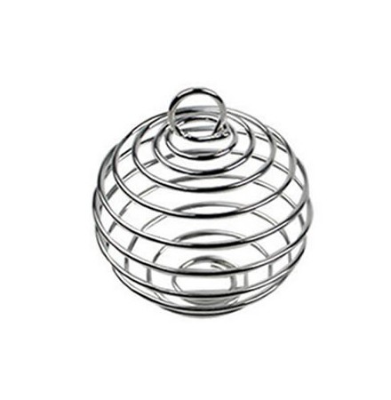 support pendentif cage spirale
