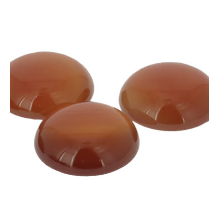 cornaline cabochon de pierre