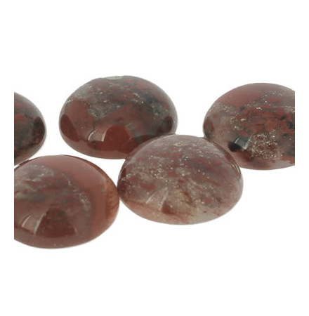 jaspe breschia pierre cabochon