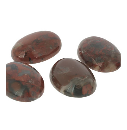 pierre cabochon jaspe breschia