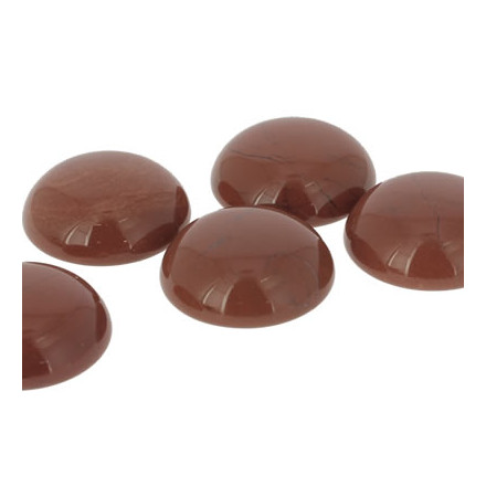 jaspe rouge pierre cabochon