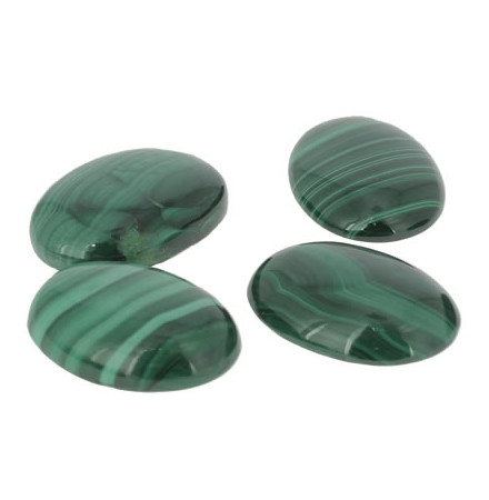 cabochon pierre malachite