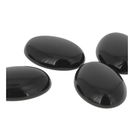 cabochon obsidienne noire