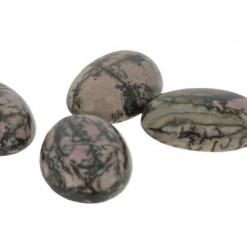 cabochon pierre rhodonite