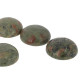 unakite cabochon pierre