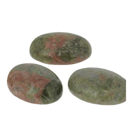 cabochon pierre unakite