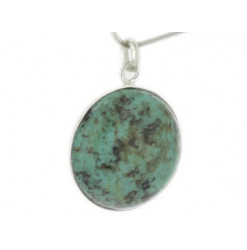 pendentif turquoise et argent jwell