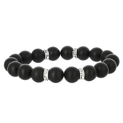 bracelet all black black pearl