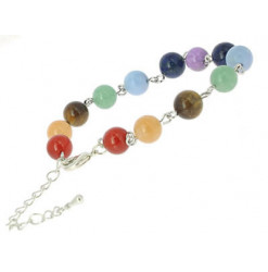 bracelet 7 chakras perles naturelles