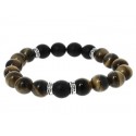 bracelet black tiger black pearl