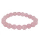 bracelet perles de quartz rose