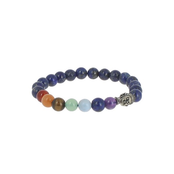 bracelet chakras et lapis lazuli équilibre