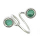 bague malachite argent