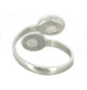 bague argent en pierre de lune
