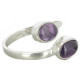 améthyste bague argent
