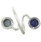bague argent cabochon lapis lazuli