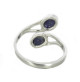 bague lapis lazuli en argent