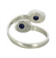 bague lapis lazuli en argent