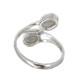 labradorite bague argent