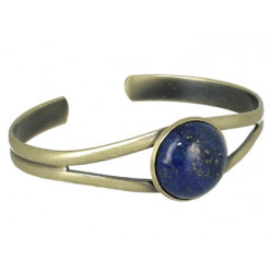bracelet lapis lazuli cabochon