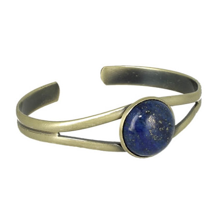 bracelet lapis lazuli cabochon