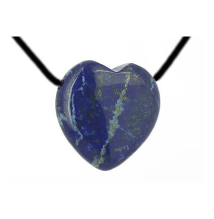 lapis lazuli pendentif coeur