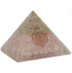 pyramide quartz rose orgonite