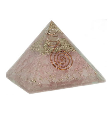 pyramide quartz rose orgonite