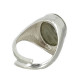 bague chevalière argent labradorite