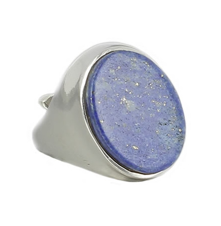 lapis lazuli chevalière argent
