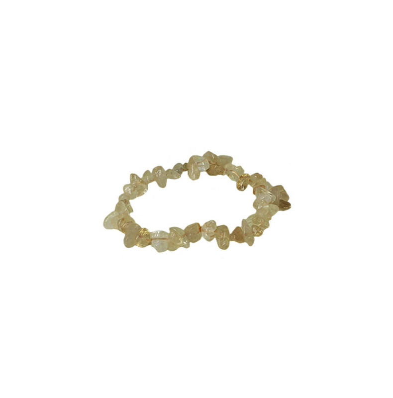 bracelets chips citrine