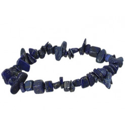 bracelet chips lapis lazuli