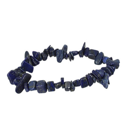 bracelet chips lapis lazuli