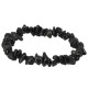 bracelet chips obsidienne noire