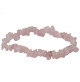 bracelet pierre chips quartz rose