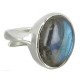 bague labradorite et argent