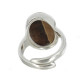 oeil de tigre bague argent