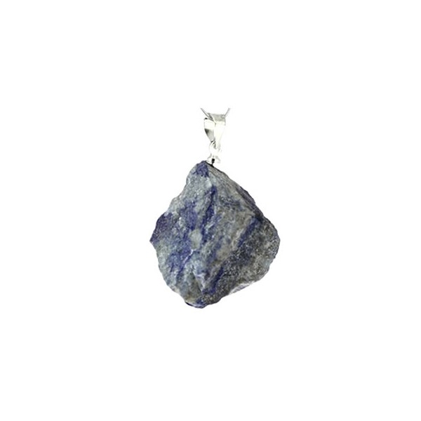 pendentif pierre brute lapis lazuli