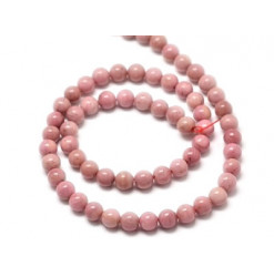 rhodonite fil de perles