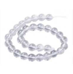 cristal de roche fil de perles