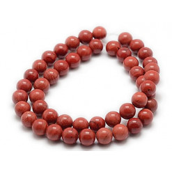 jaspe rouge fil de perles