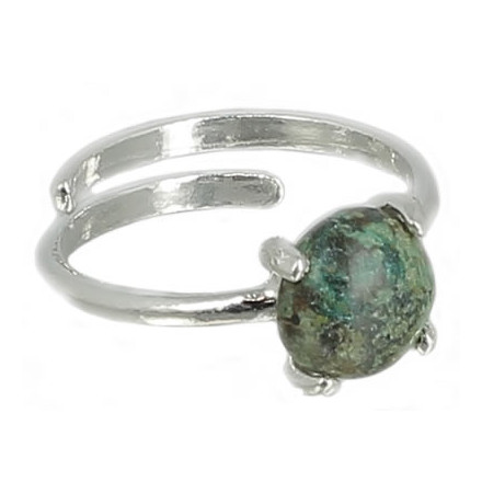 bague sterling pierre turquoise