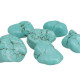 pierres roulées de turquoise