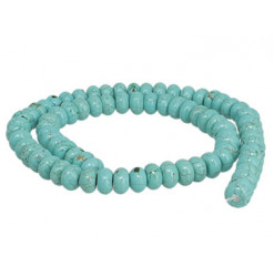 pierre de turquoise perles rondelles
